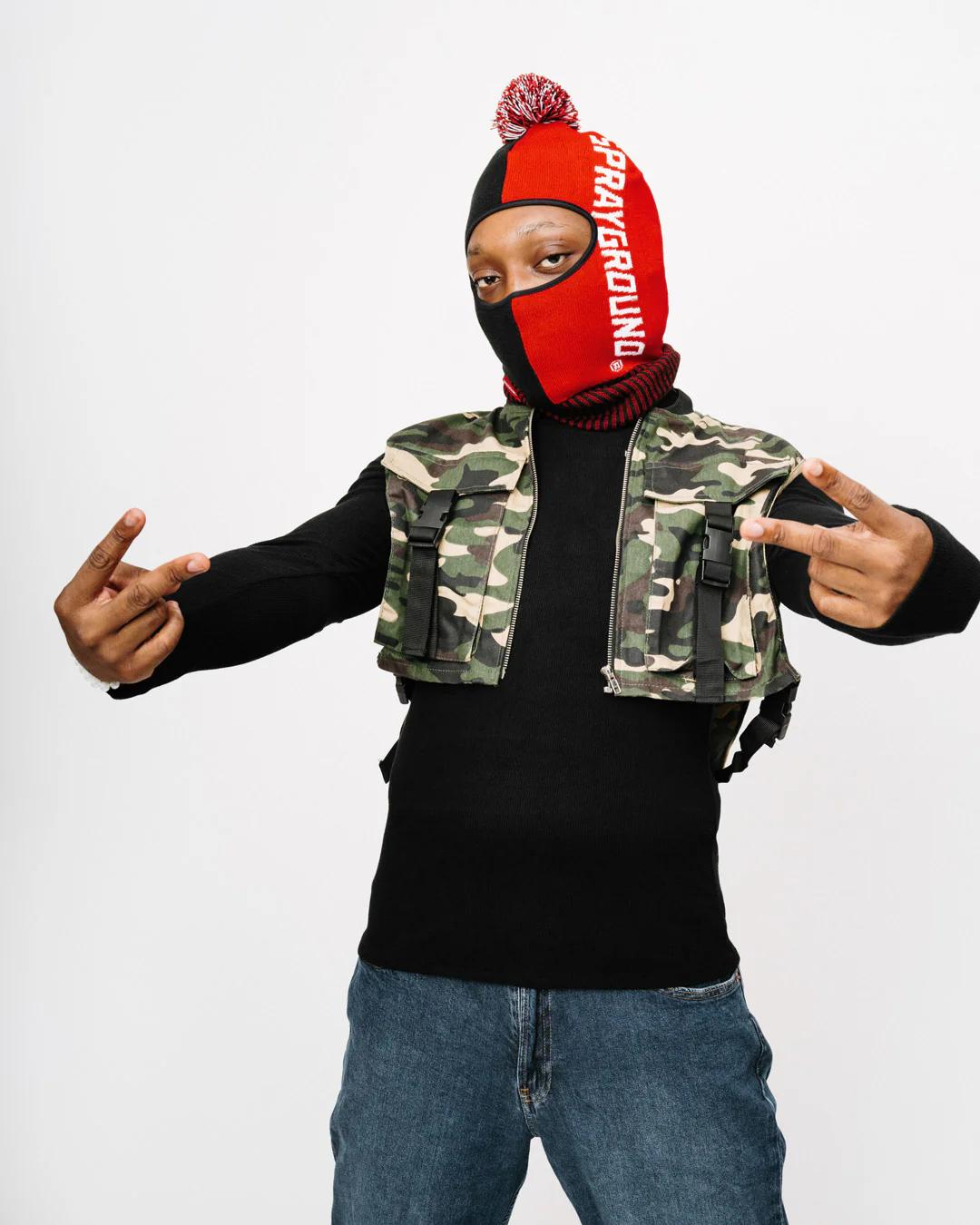 Sprayground Premium | SPLIT POM SKI MASK