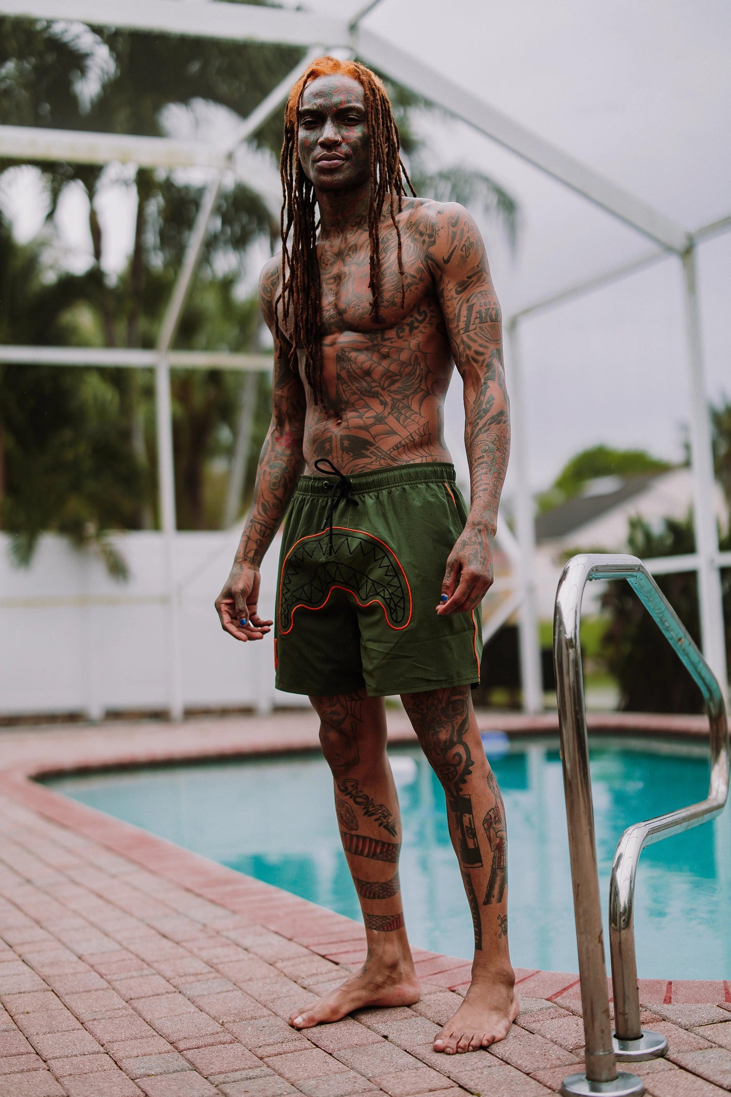 Sprayground Exclusive | SPECIAL OPS GLOBAL HAWK SWIM SHORTS