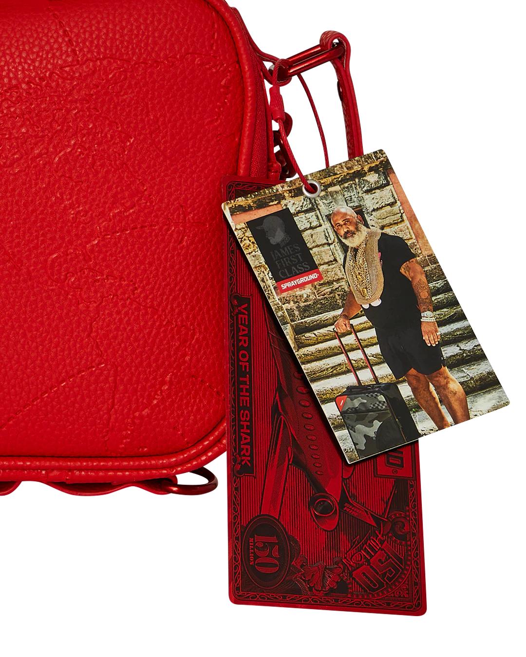Sprayground Popular | JAMES FIRST CLASS RUBY RED CROSSBODY