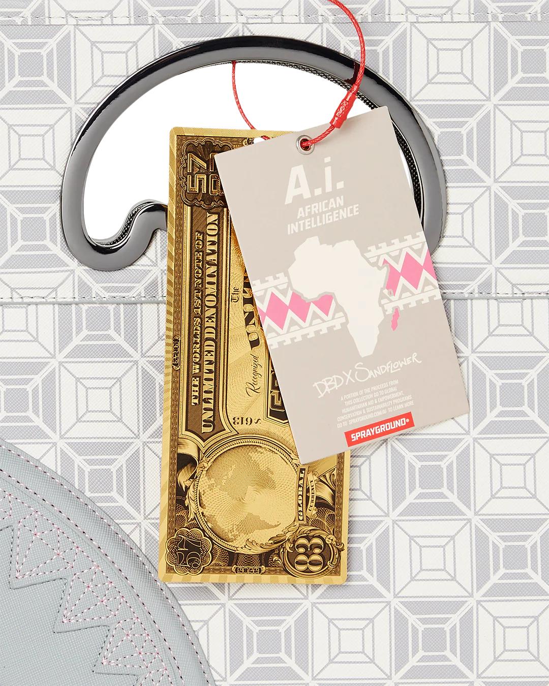 Sprayground Trending | A.I.8 AFRICAN INTELLIGENCE BOOKED & BUSY CITY SAVVY HANDBAG