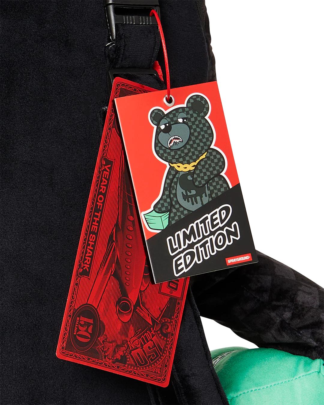 Sprayground Recommended | SHARKS IN PARIS THUNDERDRIP MONEYBEAR TEDDYBEAR BACKPACK