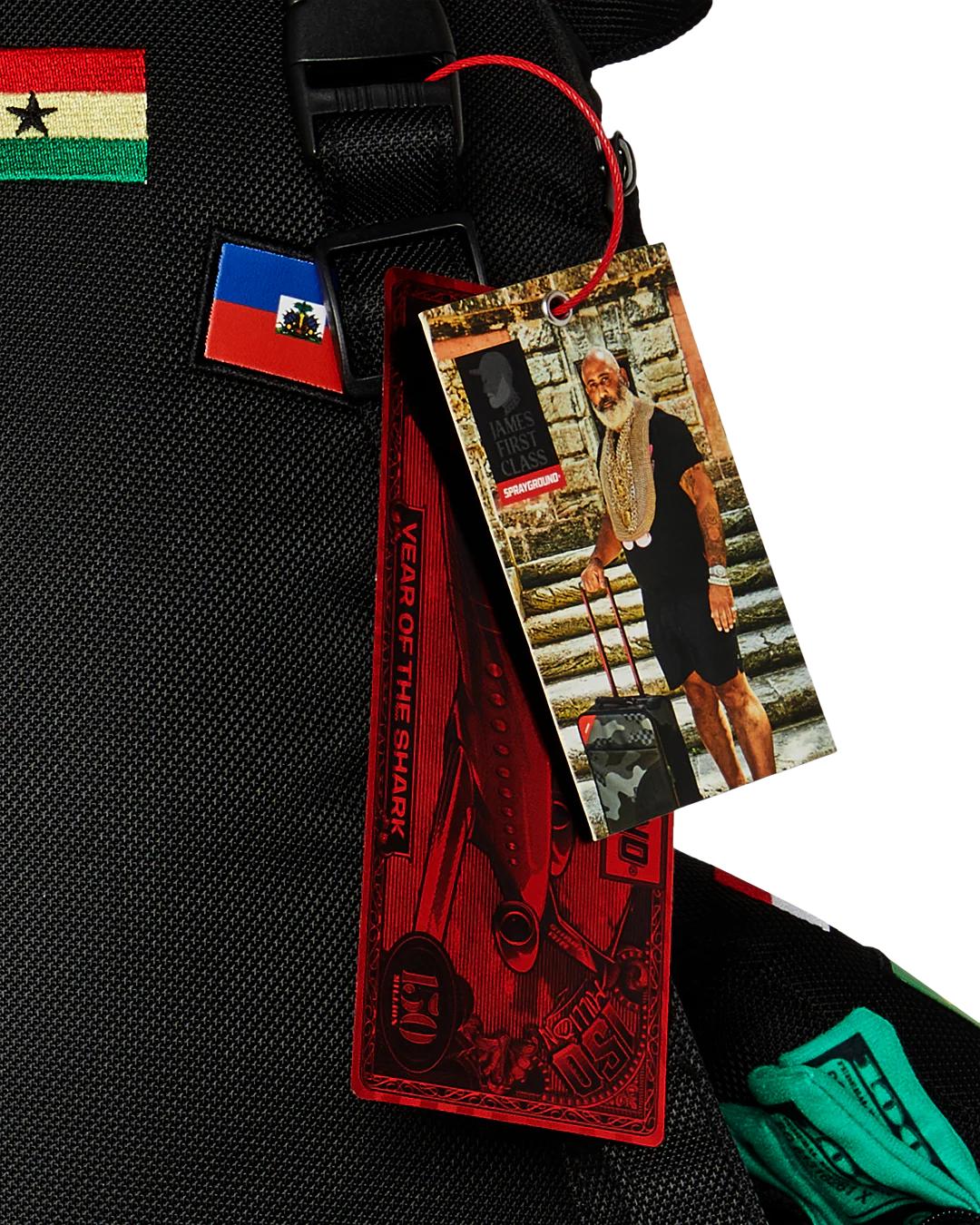 Sprayground Essential | JAMES FIRST CLASS GLOBAL FLAGS MONEYBEAR BACKPACK