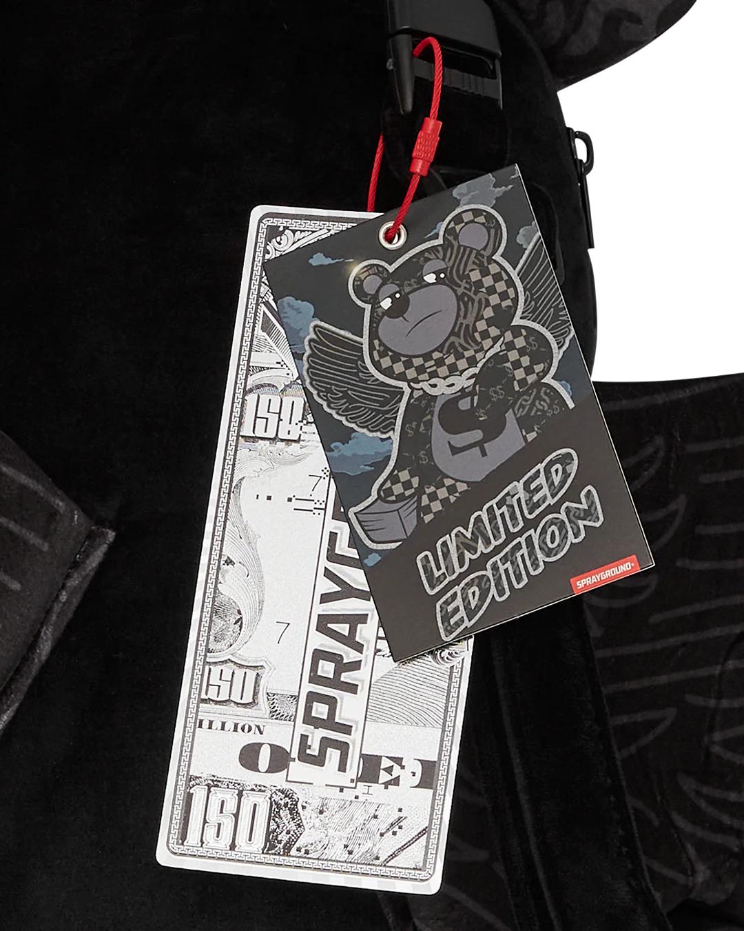 Sprayground Recommended | 4AM MONEY WING BEAR BACKPACK