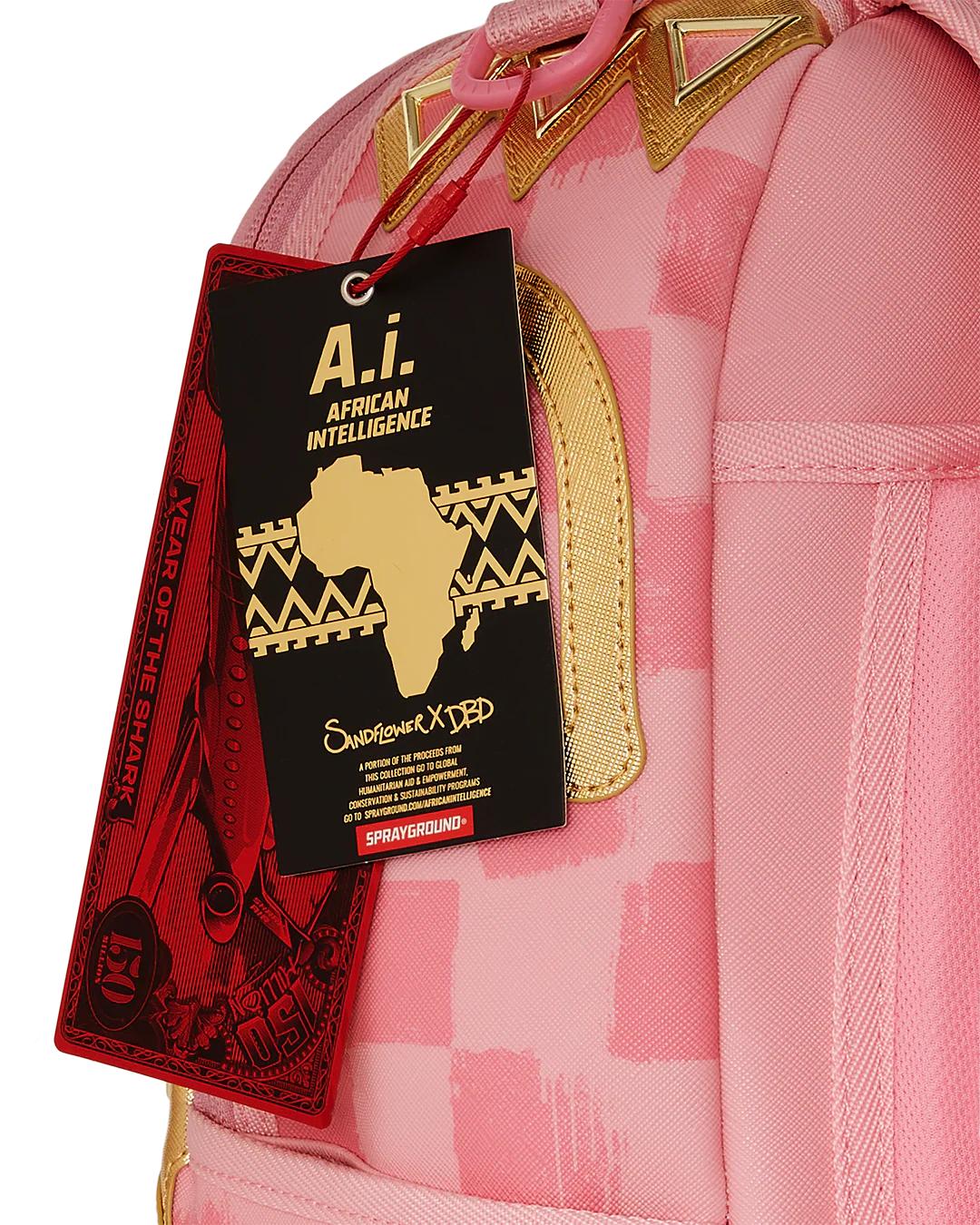 Sprayground Recommended | A.I. AFRICAN INTELLIGENCE MESSAGE FROM THE FUTURE BACKPACK - SANDFLOWE