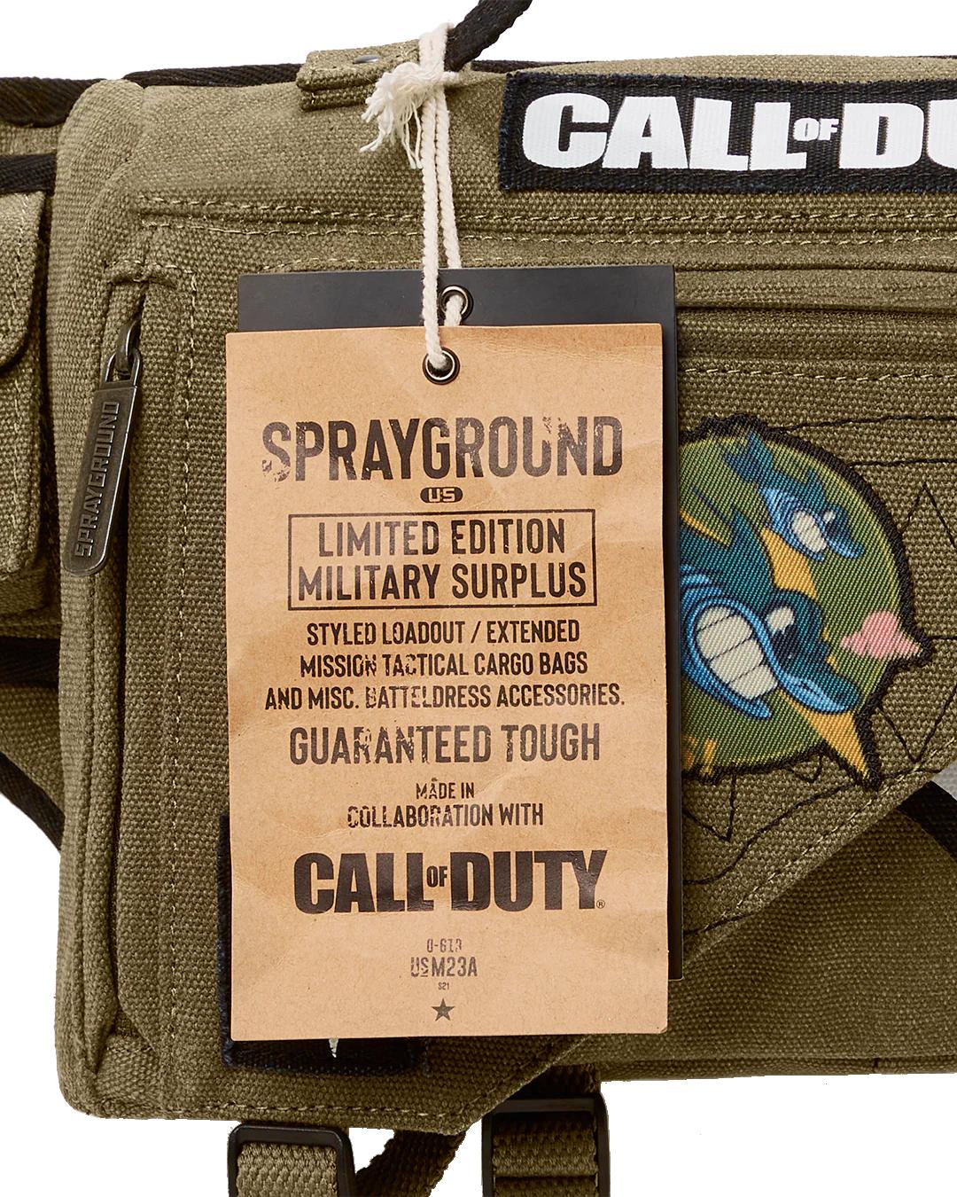 Sprayground Premium | CALL OF DUTY NEVER BACK DOWN CROSSBODY