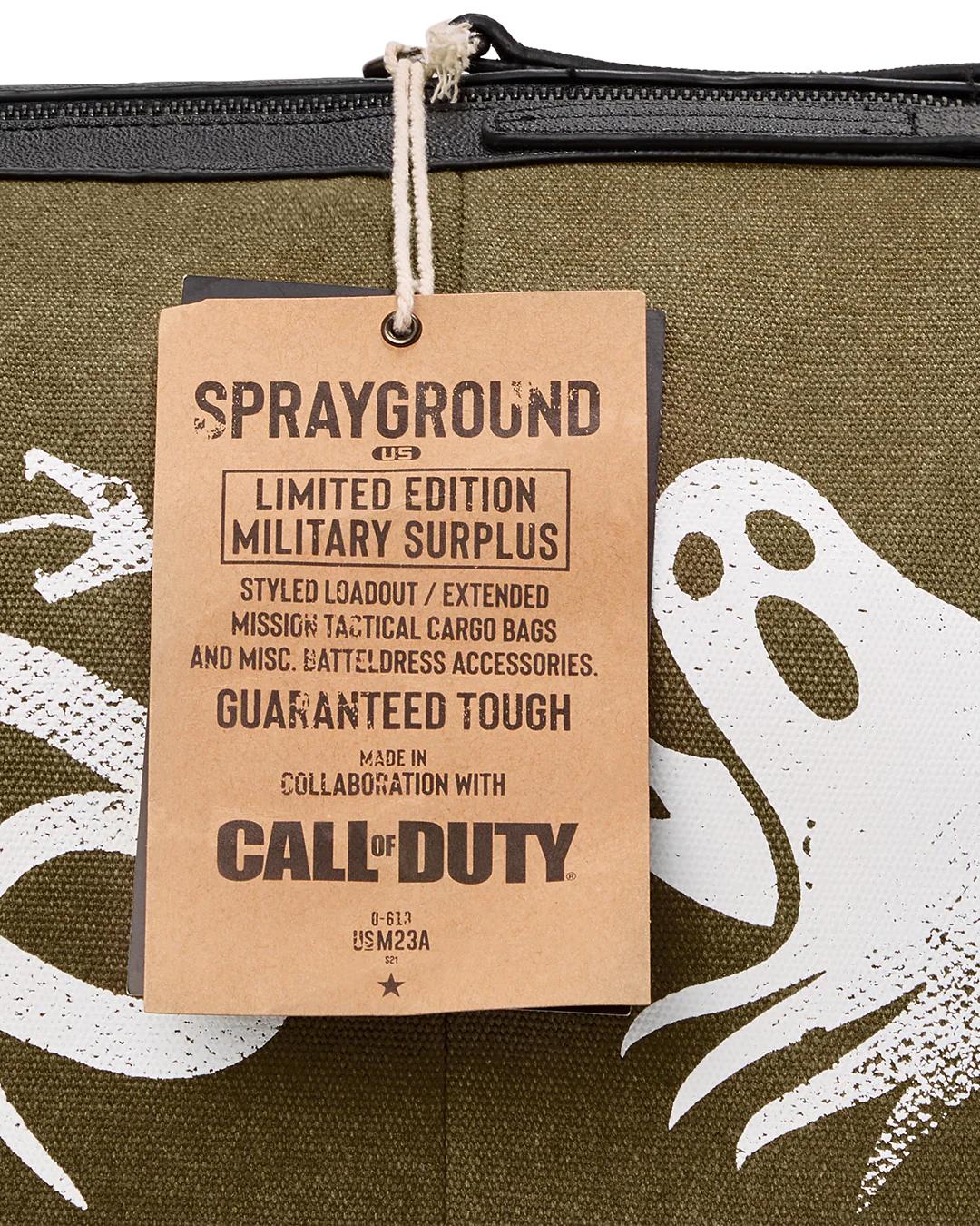 Sprayground Featured | CALL OF DUTY SHARK TORPEDO DUFFLE