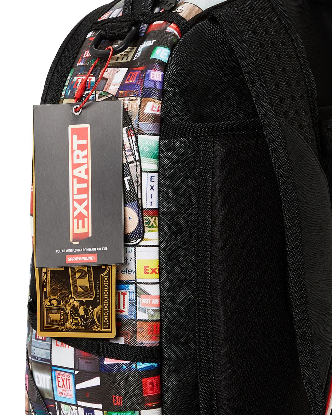 Sprayground Essential | EXIT ART COLLAB BACKPACK (DLXV)
