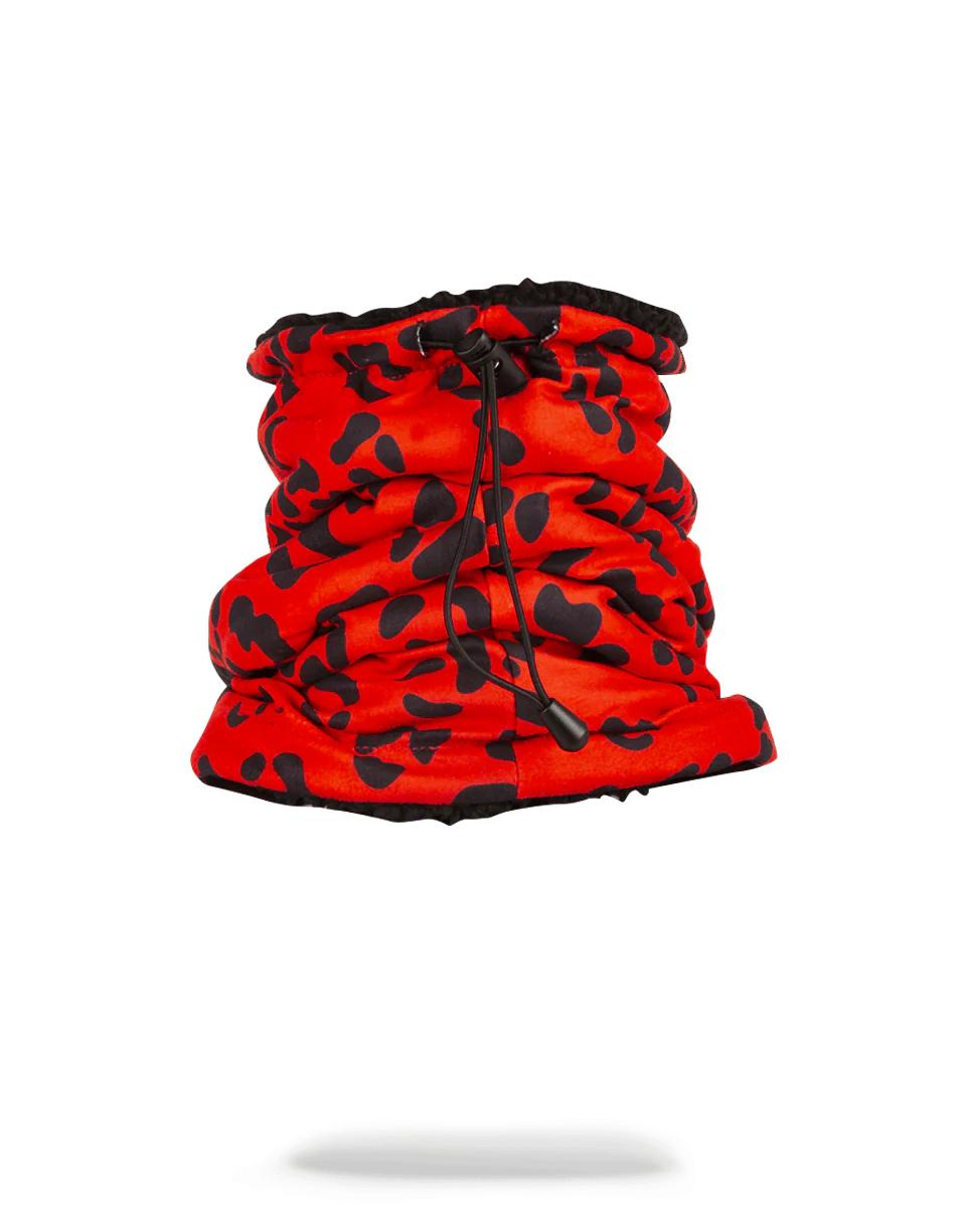 Sprayground Premium | RED LEOPARD NECK WARMER