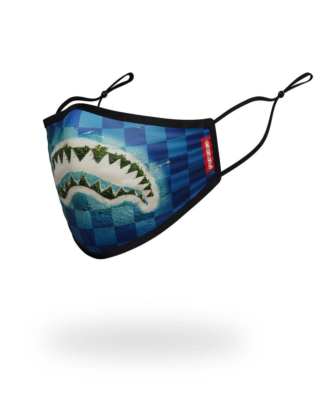 Sprayground New | ADULT SHARK ISLAND FORM FITTING FACE MASK