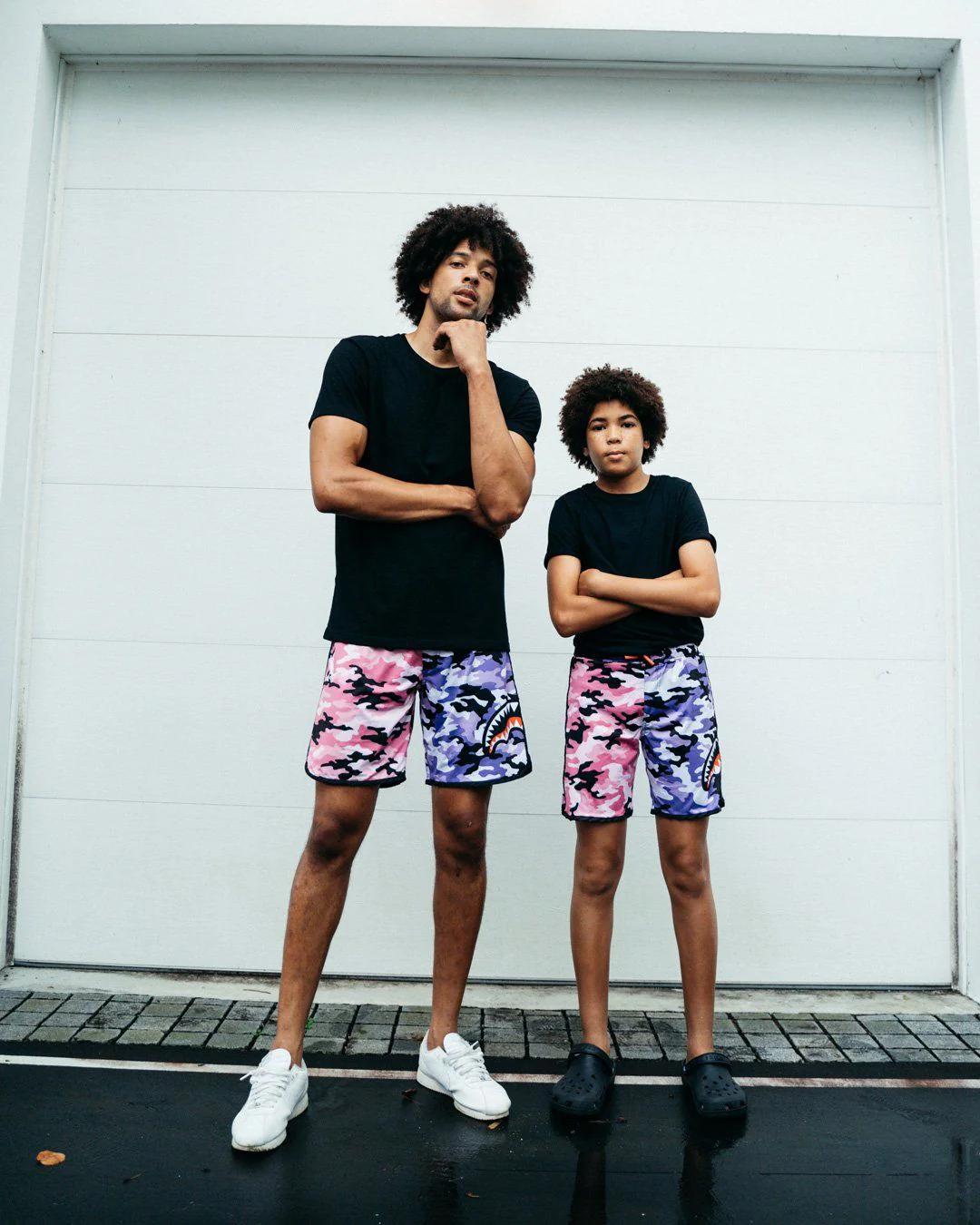 Sprayground Popular | KIDS SPLIT CAMO SWIM TRUNKS