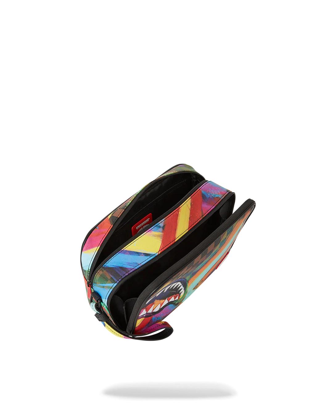 Sprayground Exclusive | SHARKS IN PARIS CITY STREAKS TOILETRY BAG