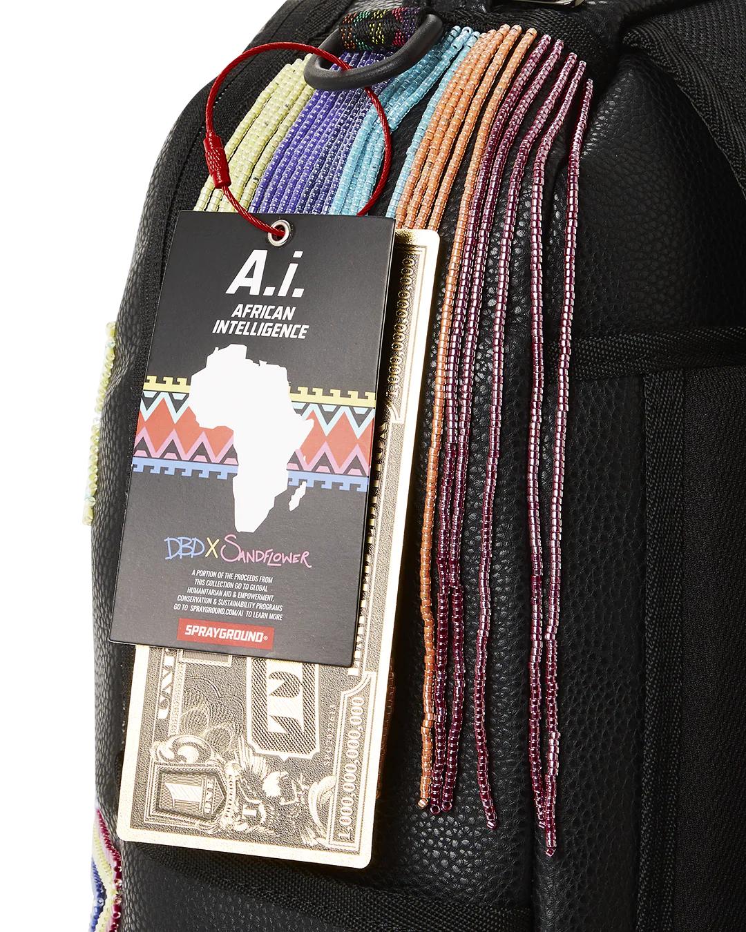 Sprayground Exclusive | STAR RACER A.I.7 SANDFLOWER COLLAB BEADED BACKPACK