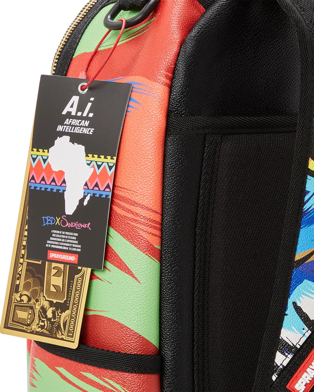Sprayground Signature | HEAR MY ROAR A.i.6 SANDFLOWER COLLAB BACKPACK (DLXV)