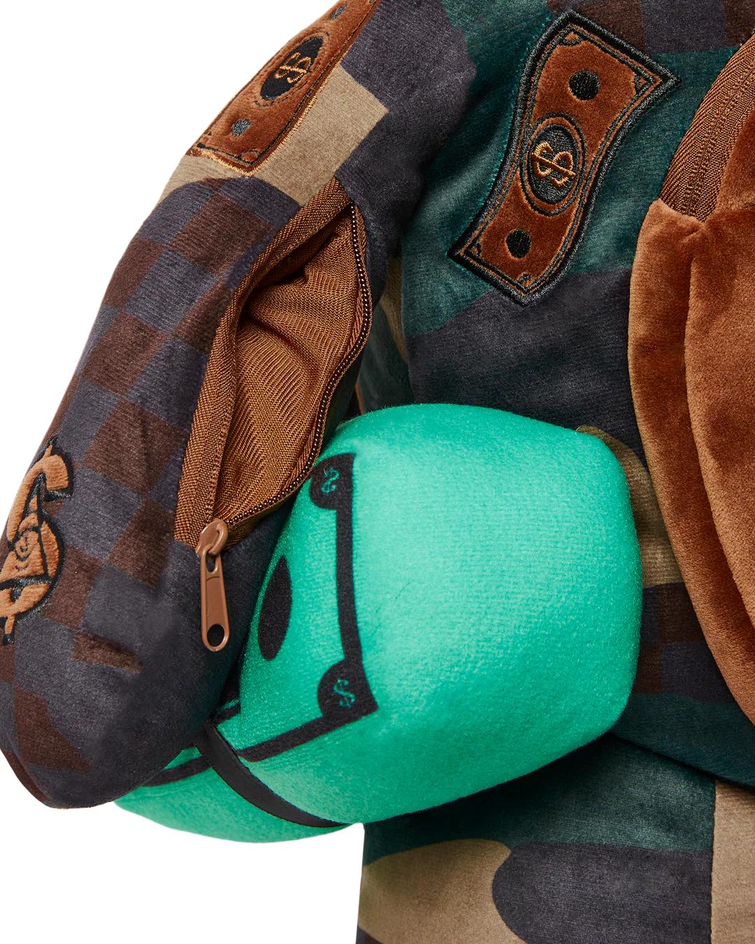 Sprayground Classic | CAMOCHECK MONEYBEAR TEDDYBEAR BACKPACK