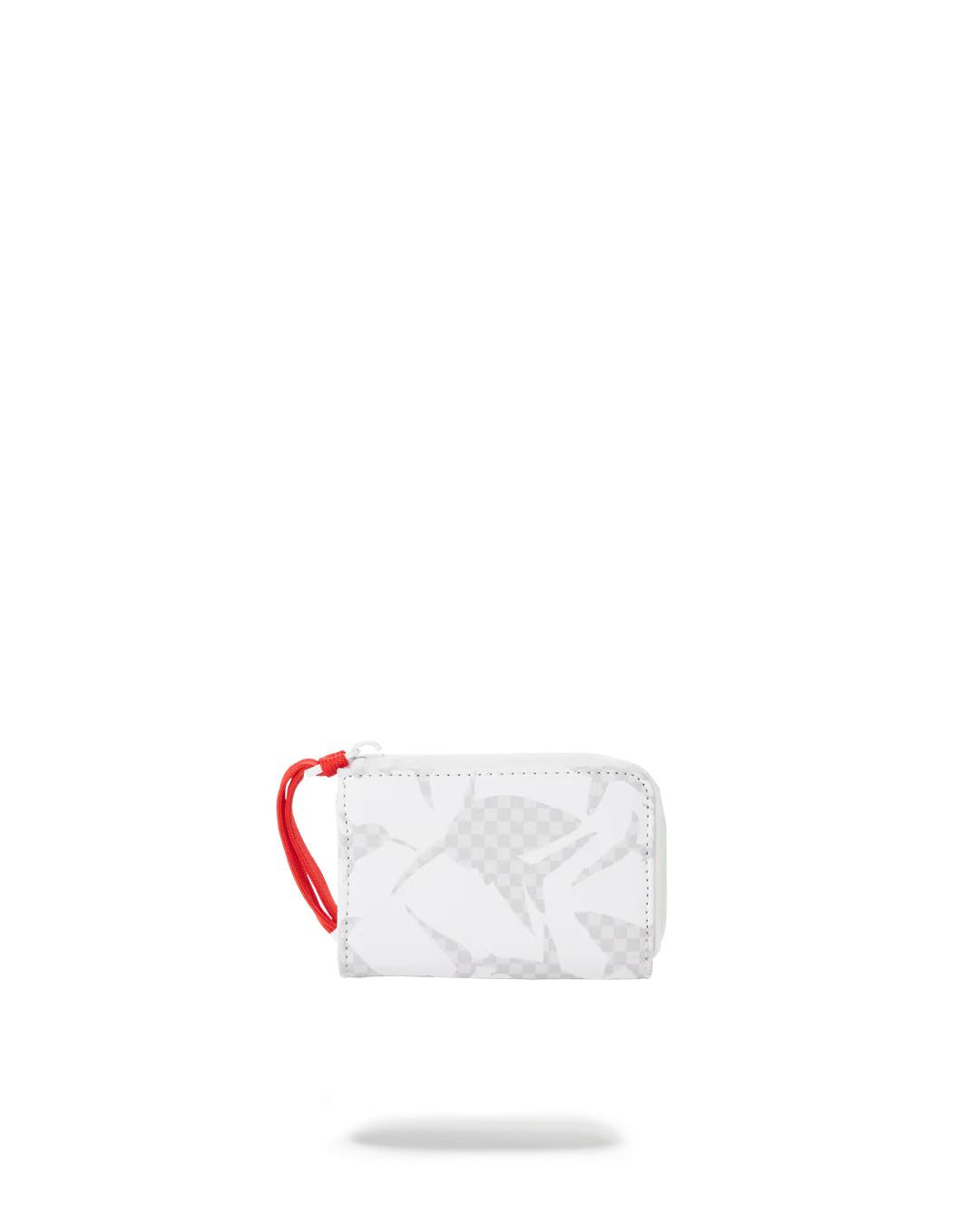 Sprayground Essential | SHARK CHECK (WHITE) WALLET