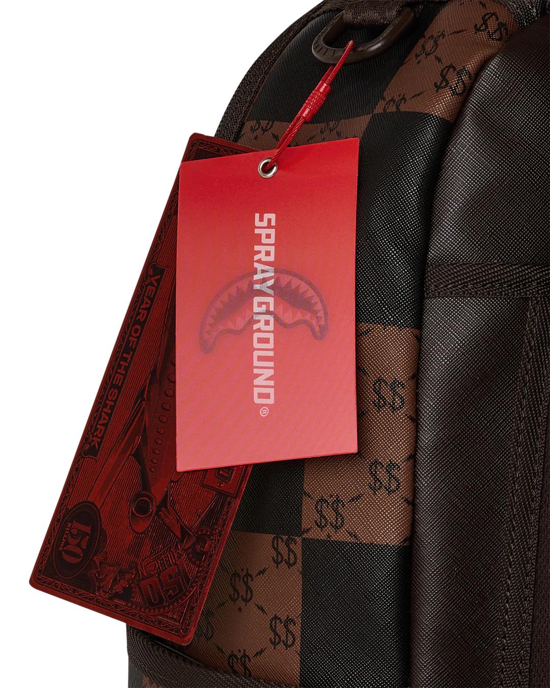 Sprayground Essential | THAT BIG CHECK SHARK BACKPACK
