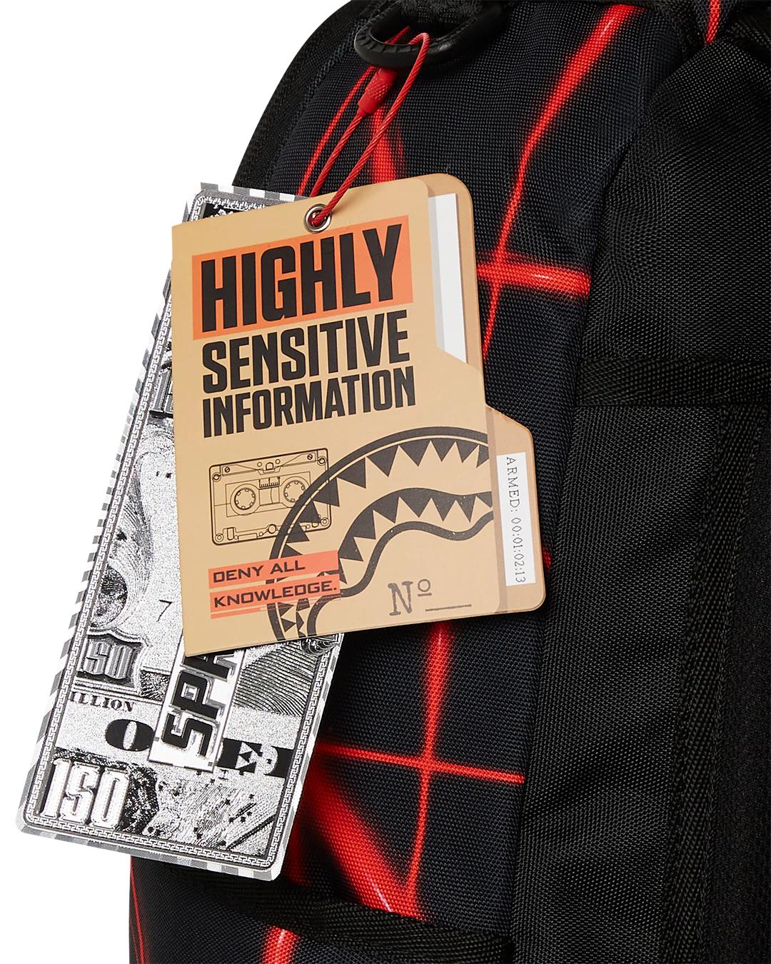 Sprayground Recommended | MISSION IMPOSSIBLE HEIST LASER SHARK BACKPACK
