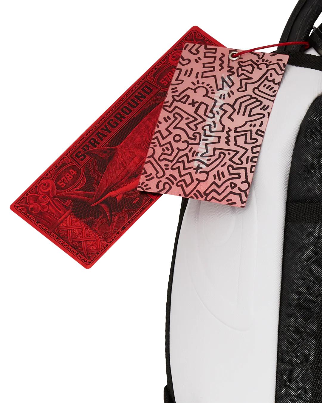Sprayground Classic | KEITH HARING BIG BLUE PURSE ART BACKPACK