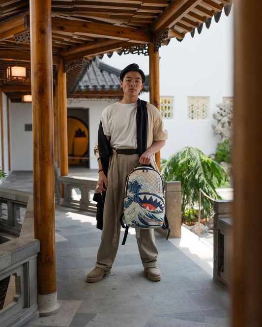 Sprayground Premium | THE MET HOKUSAI GREAT WAVE BACKPACK
