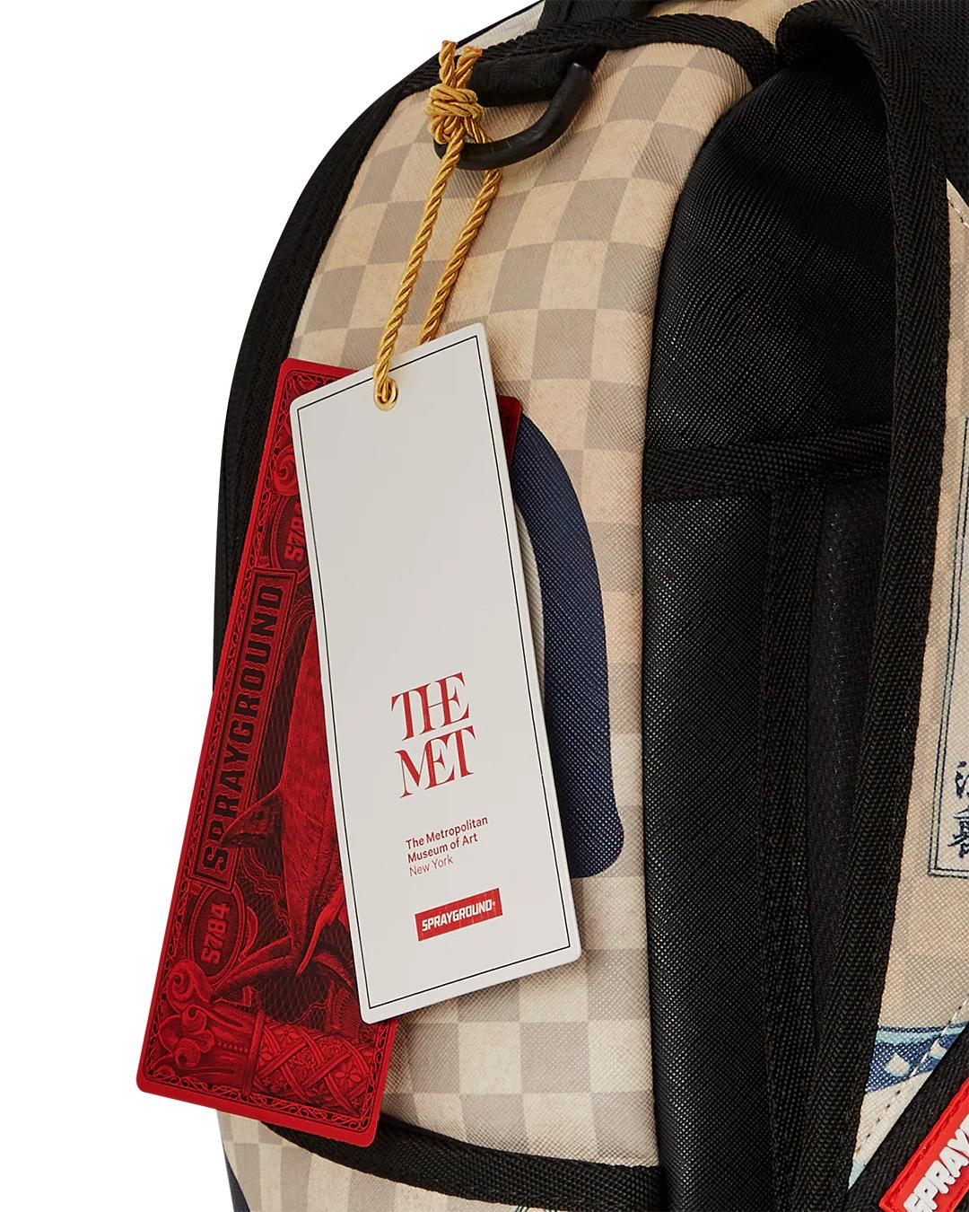 Sprayground Premium | THE MET HOKUSAI GREAT WAVE BACKPACK