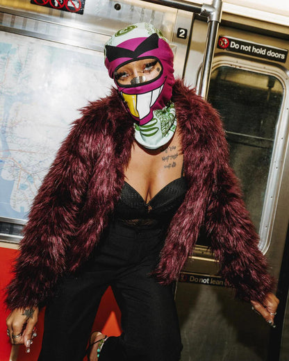 Sprayground Best Seller | MONEY BOY SKI MASK (PURPLE)