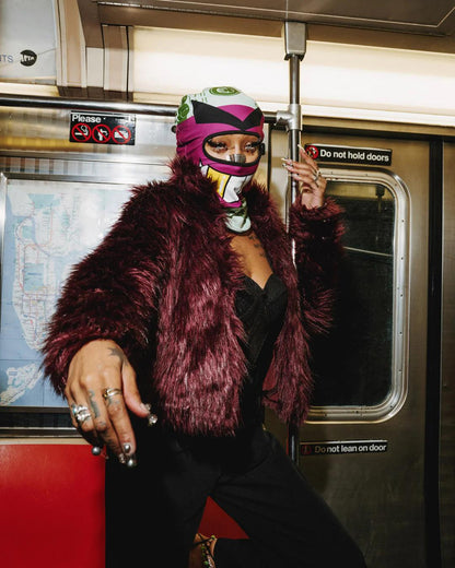 Sprayground Best Seller | MONEY BOY SKI MASK (PURPLE)
