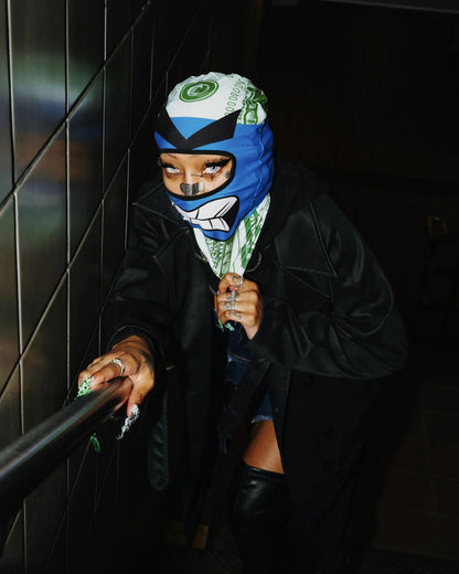 Sprayground Recommended | MONEY BOY SKI MASK (BLUE)