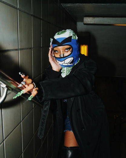 Sprayground Recommended | MONEY BOY SKI MASK (BLUE)