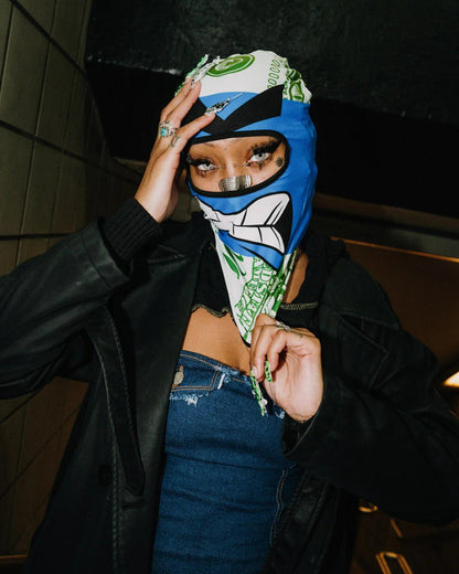 Sprayground Recommended | MONEY BOY SKI MASK (BLUE)
