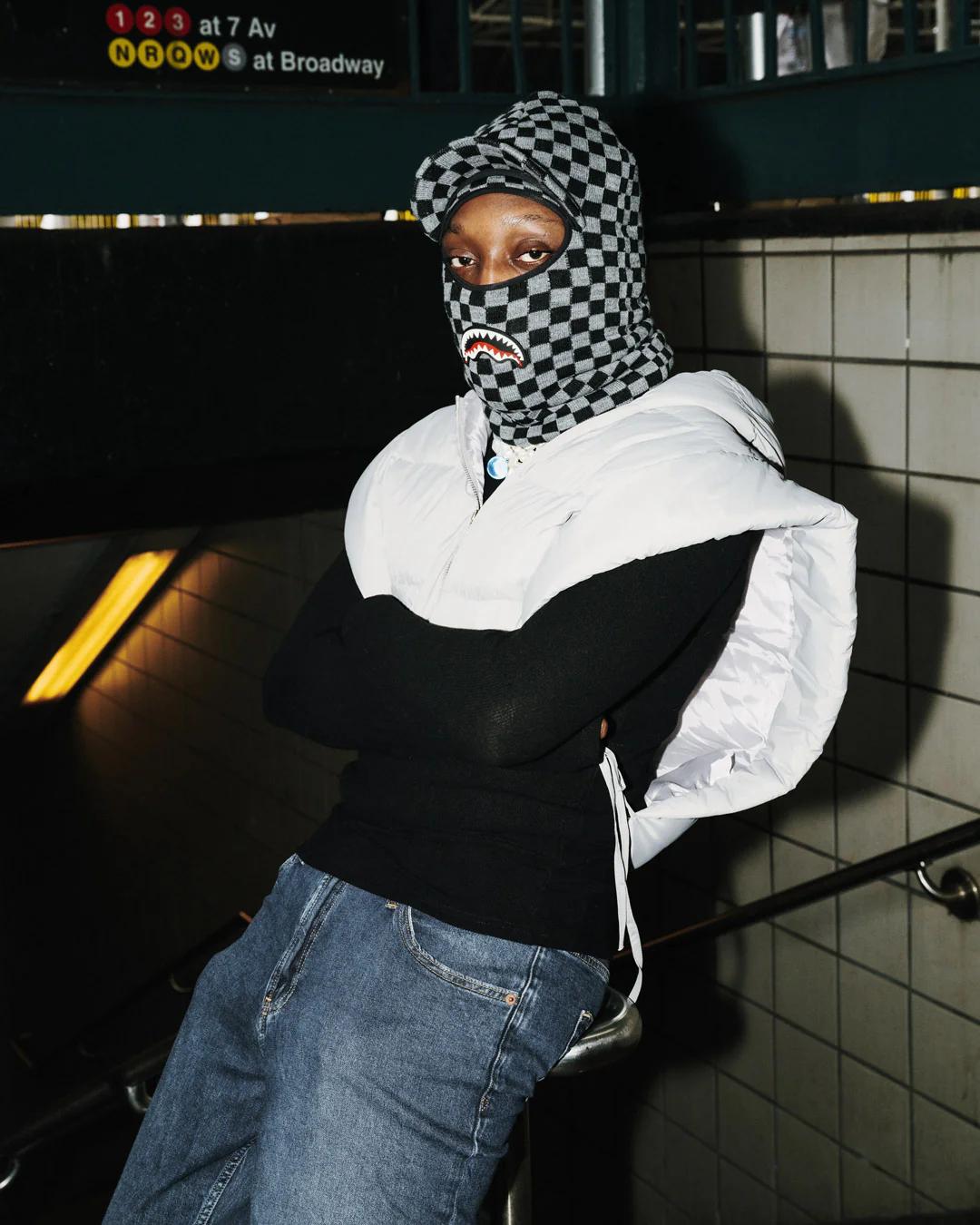 Sprayground Exclusive | SHARK BITE VISOR SKI MASK
