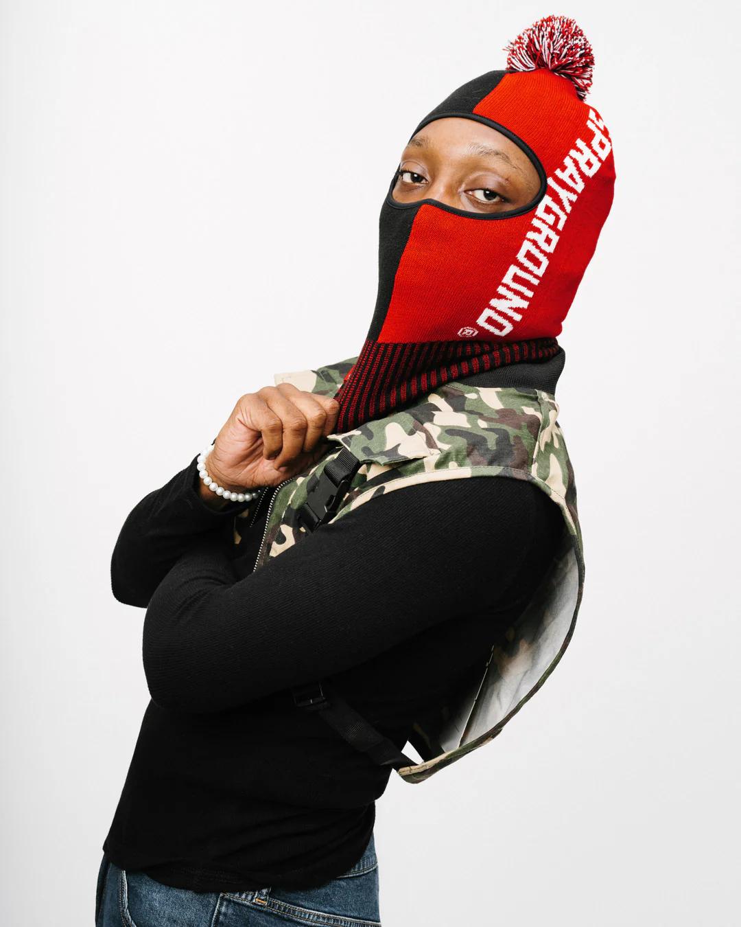 Sprayground Premium | SPLIT POM SKI MASK
