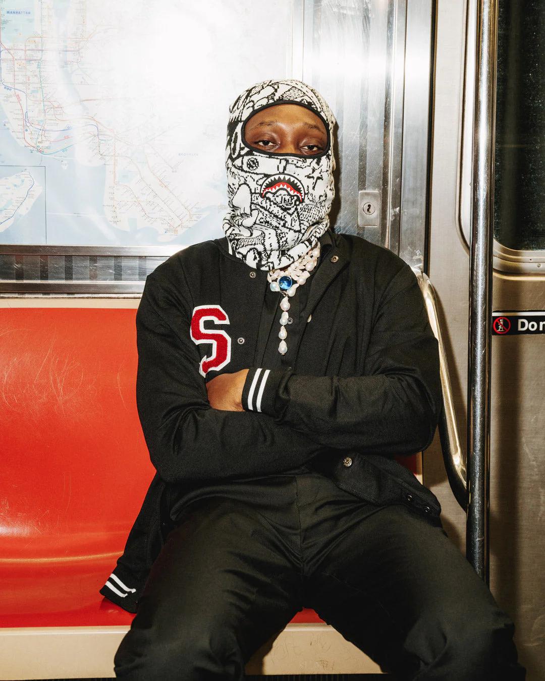 Sprayground New | DOODLE SHARK SKI MASK