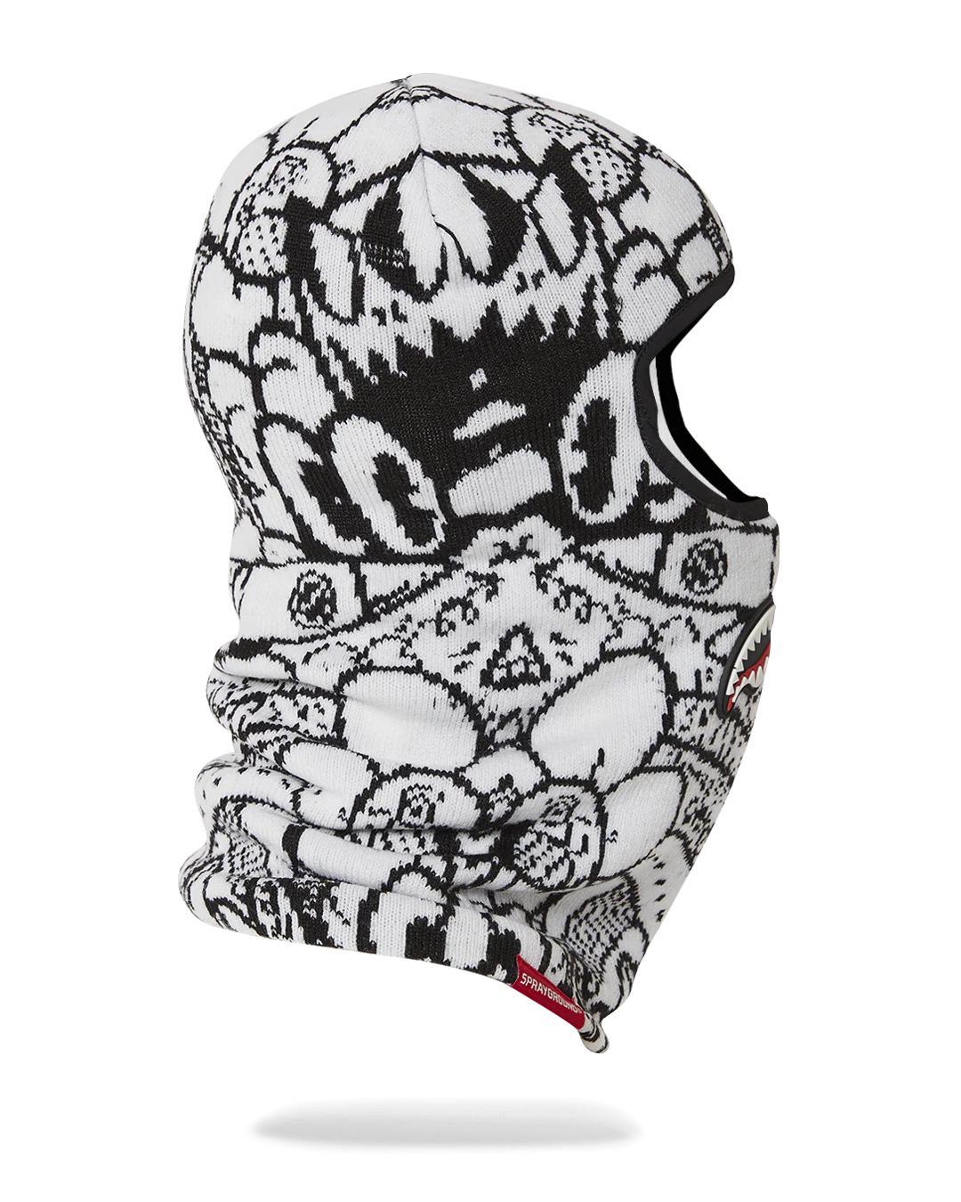 Sprayground New | DOODLE SHARK SKI MASK