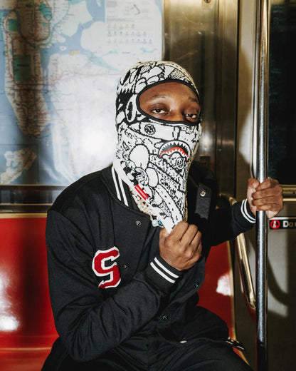Sprayground New | DOODLE SHARK SKI MASK