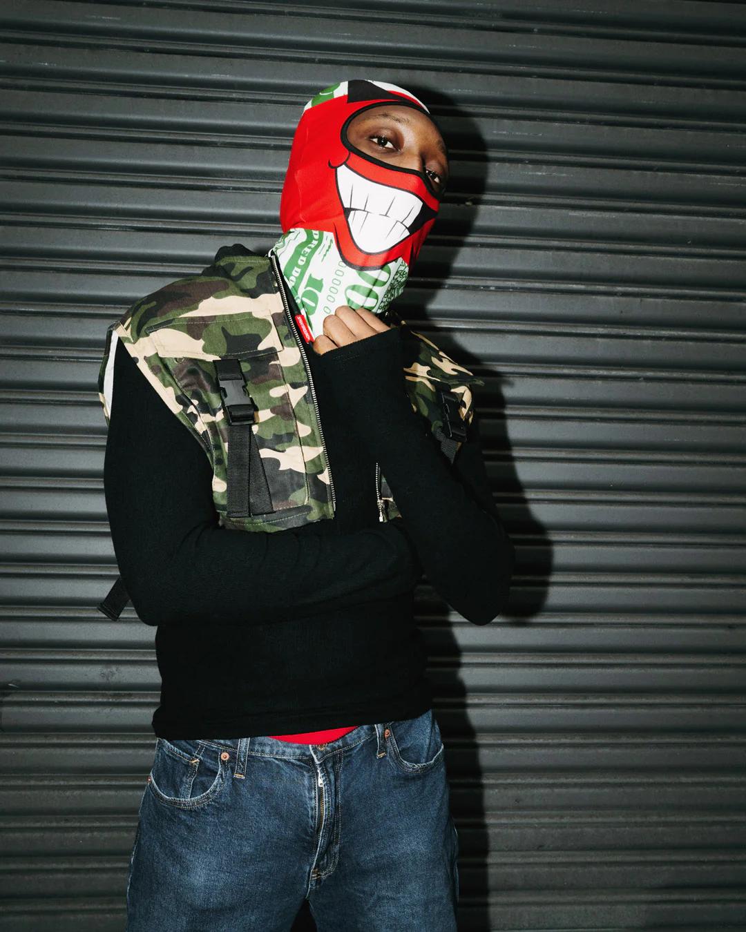 Sprayground Featured | MONEY BOY SKI MASK (RED)
