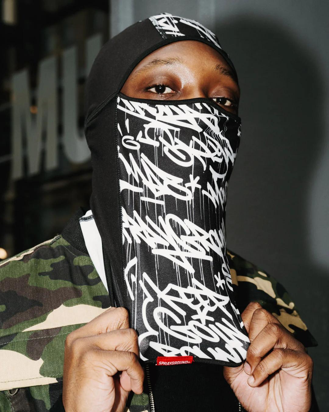 Sprayground New | MIDNIGHT DESIGNER SKI MASK