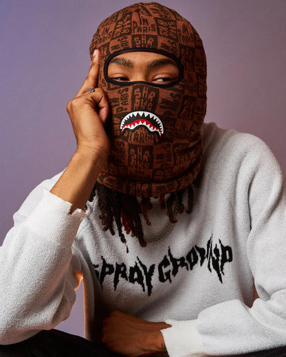 Sprayground Premium | FRENZY SHARK SKI MASK