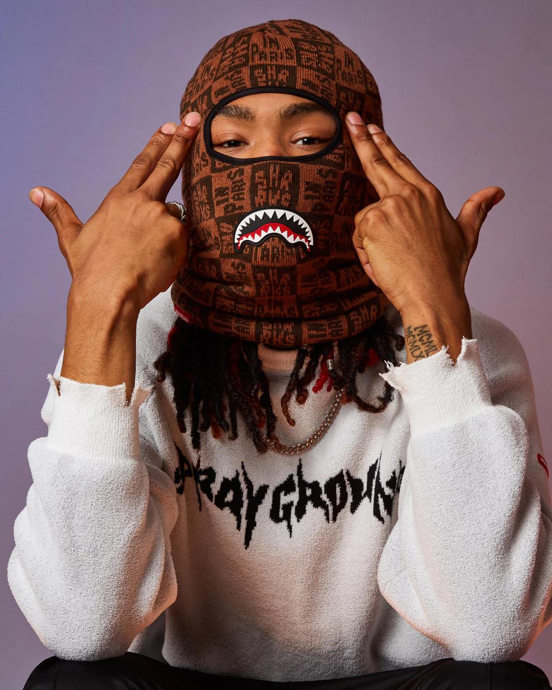 Sprayground Premium | FRENZY SHARK SKI MASK