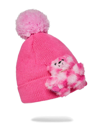 Sprayground New | PINK LIL BEAR PUFF BEANIE