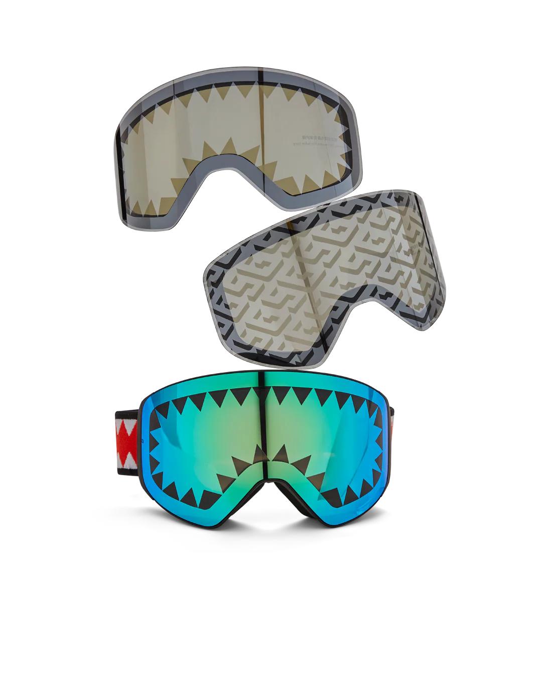 Sprayground Popular | SKY HIGH SEEKERS ARCTIC SKI GOGGLES (3 INTERCHANGEABLE LENSES)