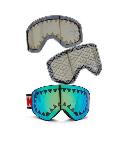 Sprayground Popular | SKY HIGH SEEKERS ARCTIC SKI GOGGLES (3 INTERCHANGEABLE LENSES)