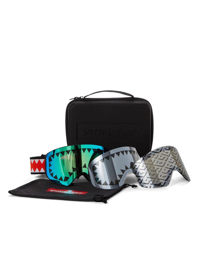 Sprayground Popular | SKY HIGH SEEKERS ARCTIC SKI GOGGLES (3 INTERCHANGEABLE LENSES)