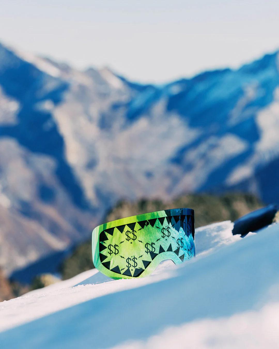 Sprayground Best Seller | THE STREET MOUNTAIN SKI GOGGLES (INTERCHANGEABLE 3 LENSES)