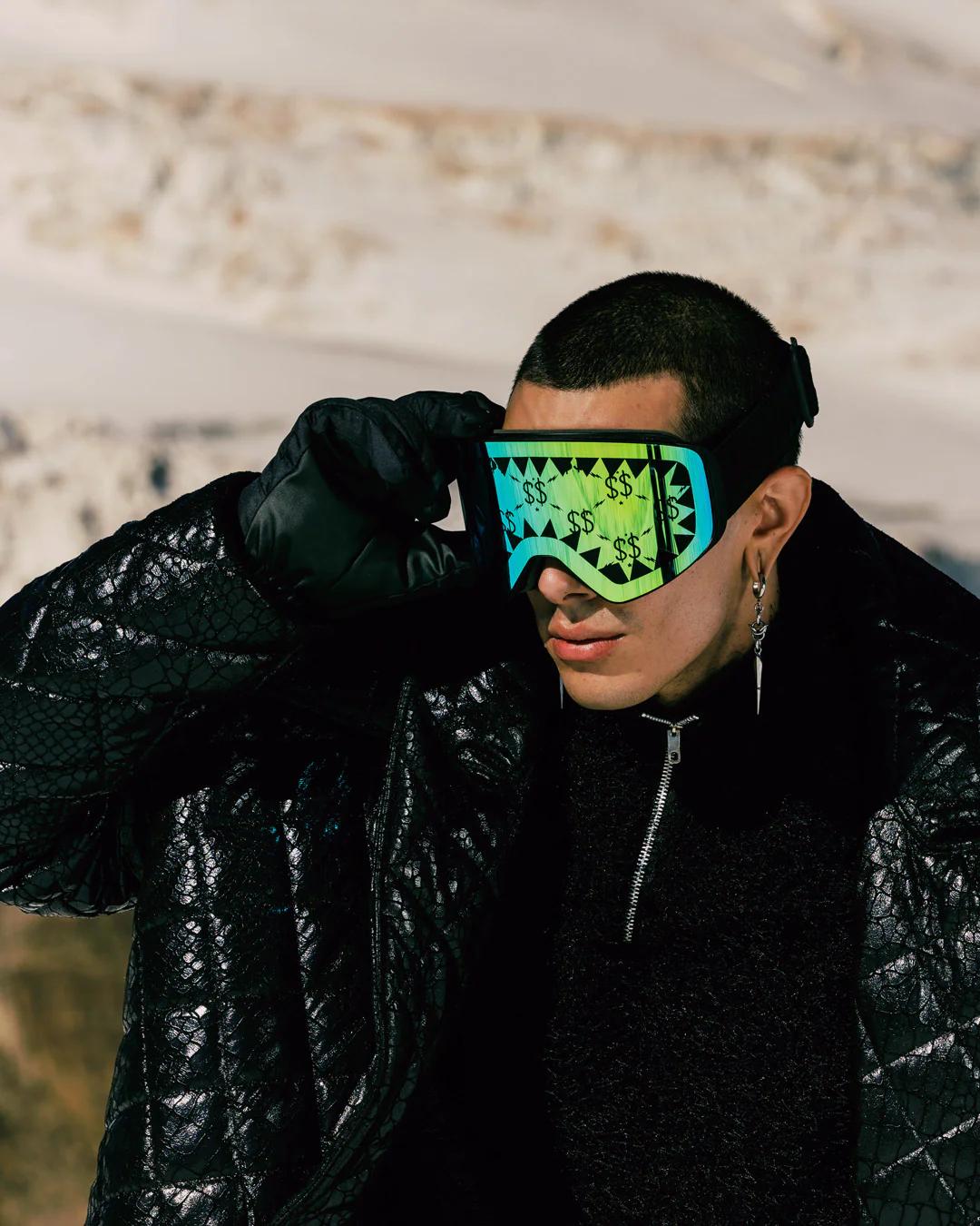 Sprayground Best Seller | THE STREET MOUNTAIN SKI GOGGLES (INTERCHANGEABLE 3 LENSES)