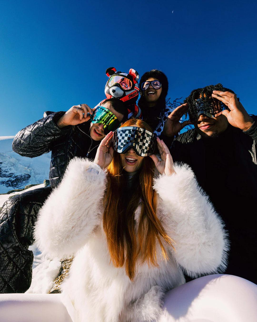 Sprayground Best Seller | THE STREET MOUNTAIN SKI GOGGLES (INTERCHANGEABLE 3 LENSES)