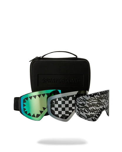 Sprayground Best Seller | THE STREET MOUNTAIN SKI GOGGLES (INTERCHANGEABLE 3 LENSES)