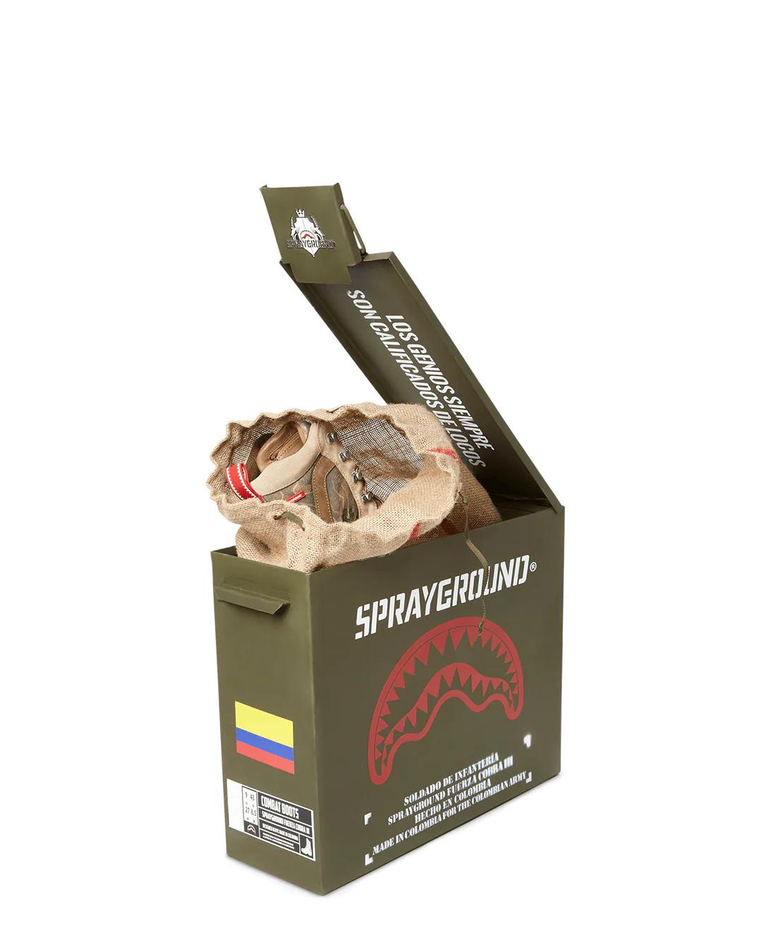 Sprayground Recommended | CAMO TERRAIN FUERZA COBRA PARATROOPER BOOTS - MADE IN COLOMBIA NUMBERE