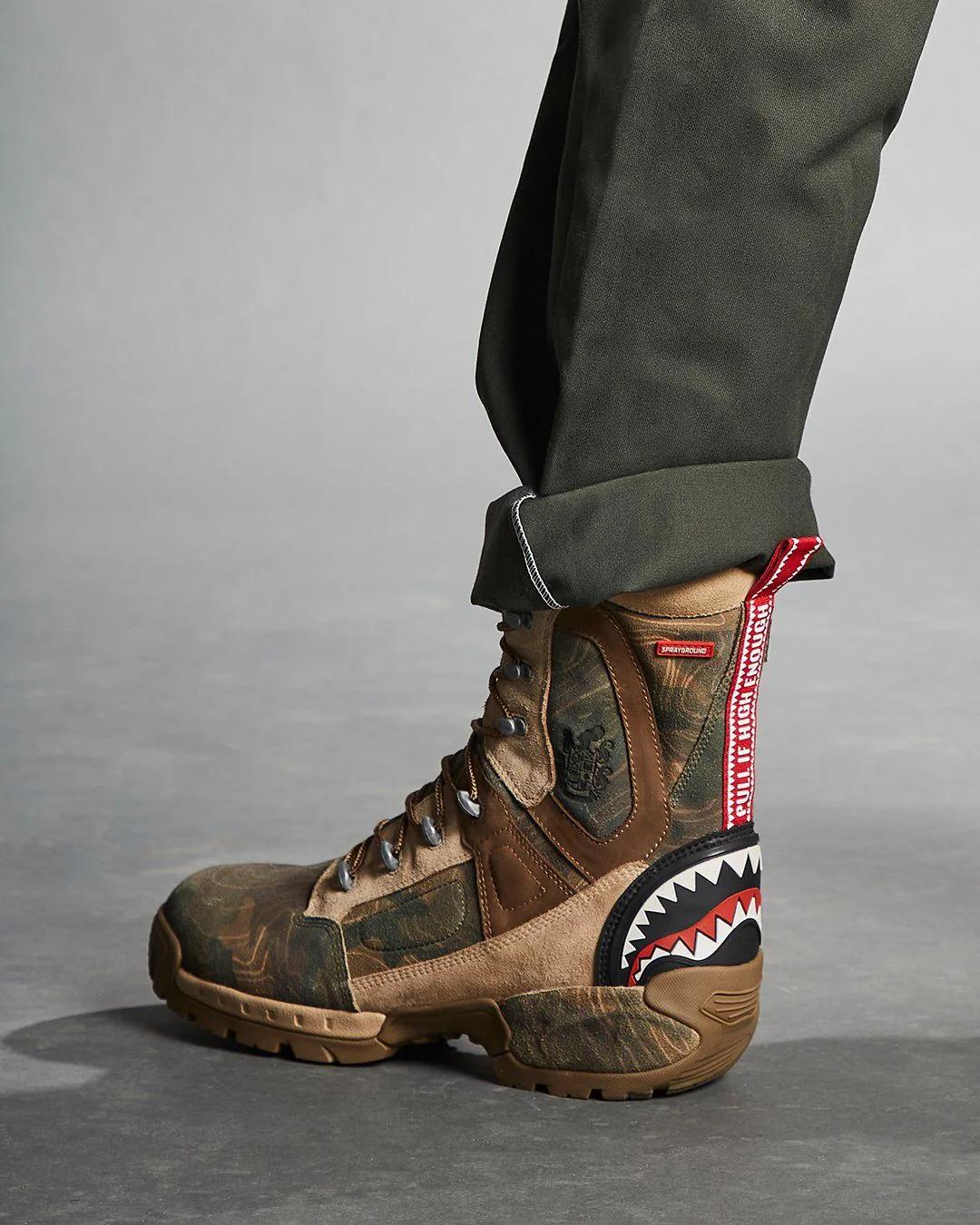 Sprayground Recommended | CAMO TERRAIN FUERZA COBRA PARATROOPER BOOTS - MADE IN COLOMBIA NUMBERE