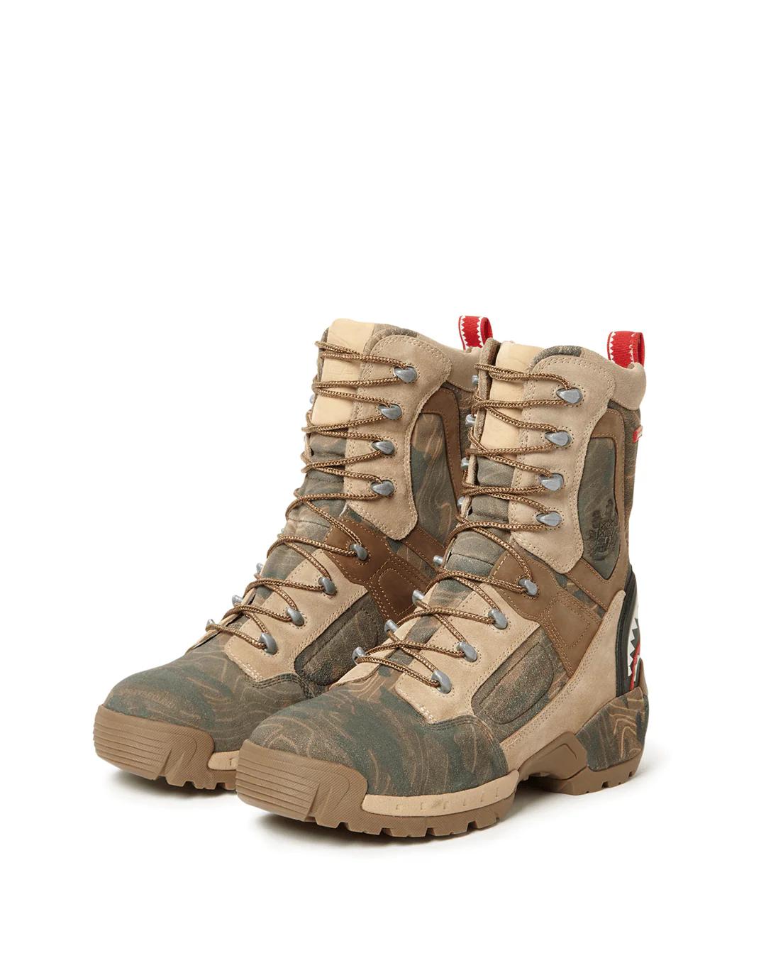 Sprayground Recommended | CAMO TERRAIN FUERZA COBRA PARATROOPER BOOTS - MADE IN COLOMBIA NUMBERE