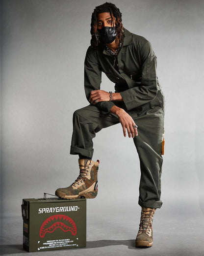 Sprayground Recommended | CAMO TERRAIN FUERZA COBRA PARATROOPER BOOTS - MADE IN COLOMBIA NUMBERE